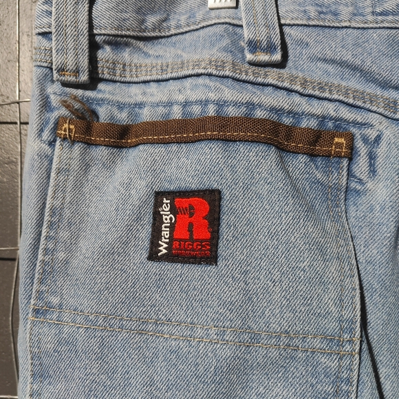 Vintage WRANGLER Jeans Riggs Workwear Men’s Size 36x36 Blue Denim Straight - Picture 6 of 7